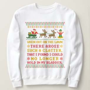 Moletom Camisola feia Twas engraçado do Natal o humor da