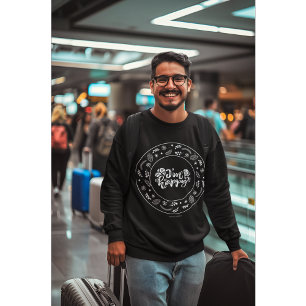 Moletom Camisola Feliz Positiva - Floral Amor & Esperança