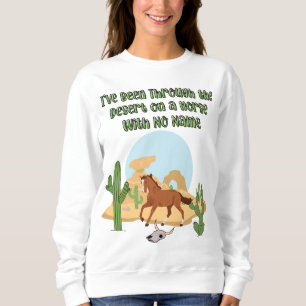 Moletom Camisola Feminina Cavalo Sem Nome
