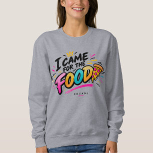 Moletom Camisola Feminina de Fraldas 'Powered by Snacks'