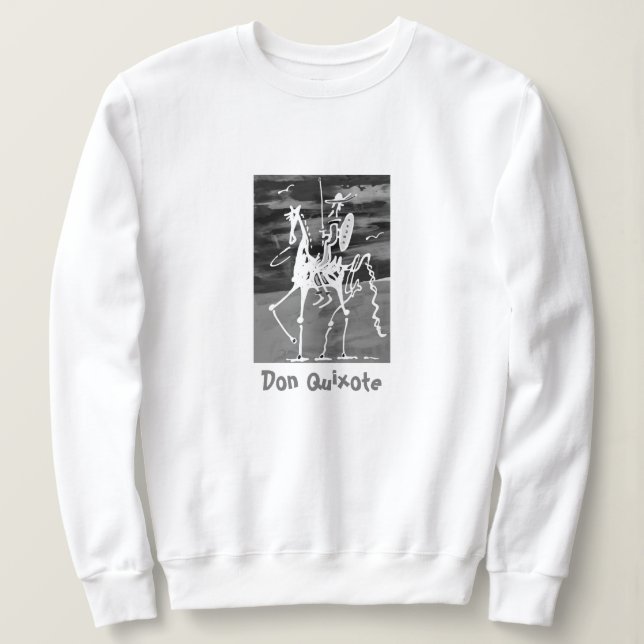 Moletom Camisola Feminina Don Quixote (Frente do Design)