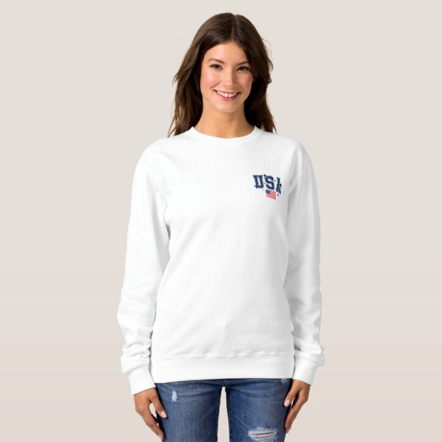 Moletom Camisola Feminina EUA (Frente Completa)