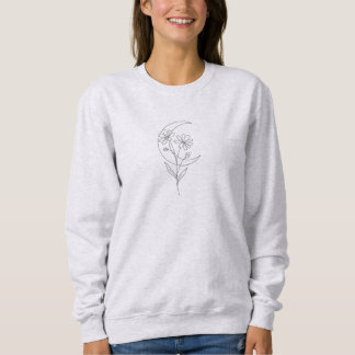 Moletom Camisola Feminina Fineline Botanical Moon