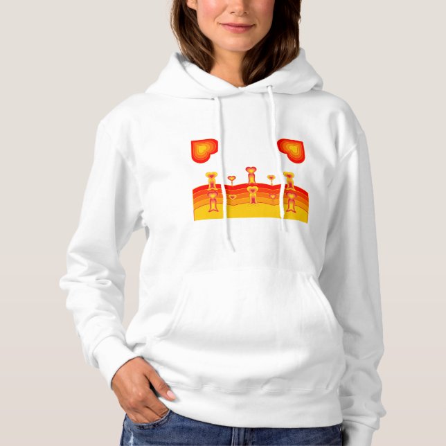 Moletom Camisola Feminina Heart-Scape (Frente)