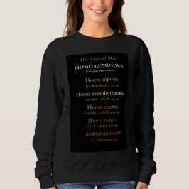 Moletom Camisola Feminina Idades do Homem