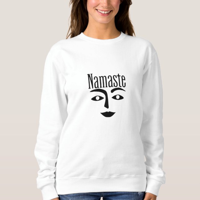 Moletom Camisola feminina "Namaste Women's Sweatshirt - In (Frente)