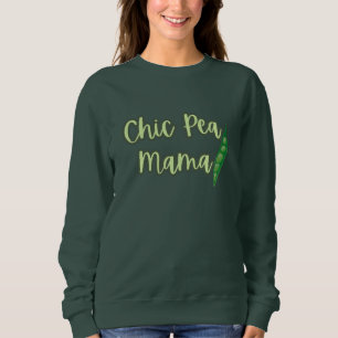 Moletom Camisola Feminina Vegan Engraçada Chic Pea Mama