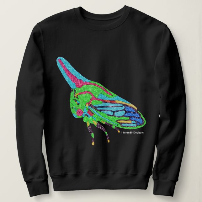Moletom Camisola Feminina (vívida) - Oak Treehopper (Frente do Design)