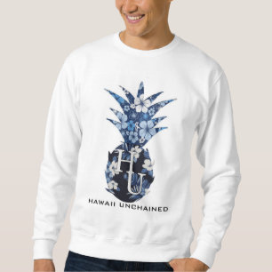 Moletom Camisola floral de Crewneck do logotipo