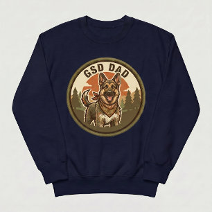 Moletom Camisola GSD Dad Crewneck Presente para Pai de C