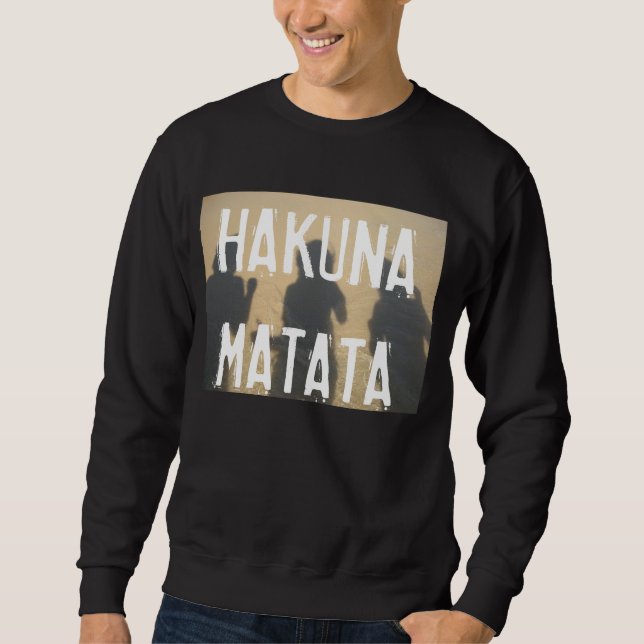 Moletom Camisola HAKUNA MATATA de Hoodless (Frente)