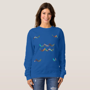 Moletom camisola holograma aquário