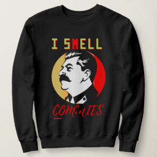 Moletom camisola "I SMELL COMMIES 3 STALIN"