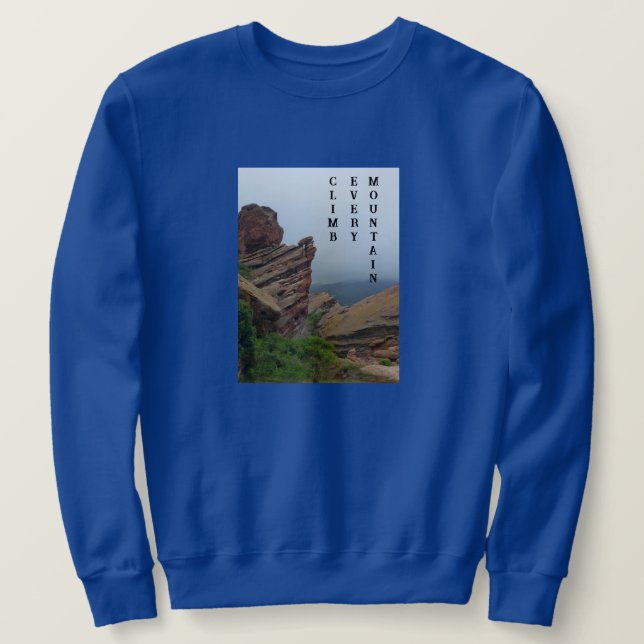 Moletom Camisola Inspiradora Red Rocks (Frente do Design)
