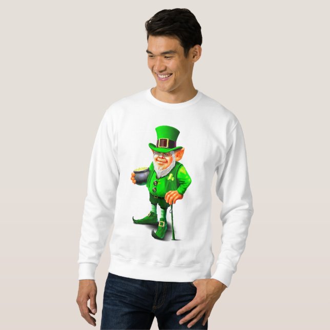 Moletom Camisola IRISH LEPRECHAUN (Frente Completa)