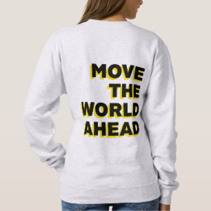 Moletom Camisola leve do coração das mulheres - Mova o m