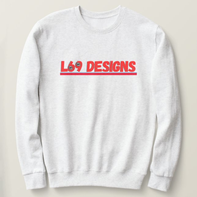 Moletom camisola "LOGO L69 designs" (Frente do Design)
