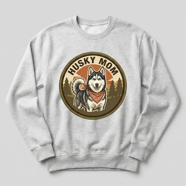 Moletom Camisola Mãe Husky Presente para Mãe de Cachorro S (Criador carregado)