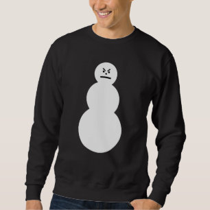 Moletom Camisola mal-humorada do boneco de neve