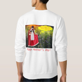 Moletom camisola masculina. Feliz Dia de as mães. Ragdollc