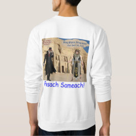 Moletom camisola masculina. Feliz Passover. Loris/macaco