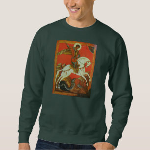 Moletom Camisola medieval de St George e de dragão
