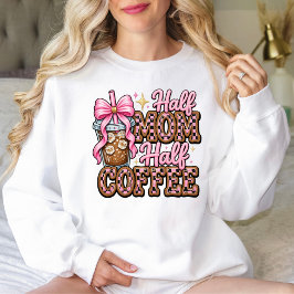 Moletom Camisola Meia Mãe, Meia Suor de Café