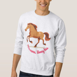 Moletom camisola montada a cavalo