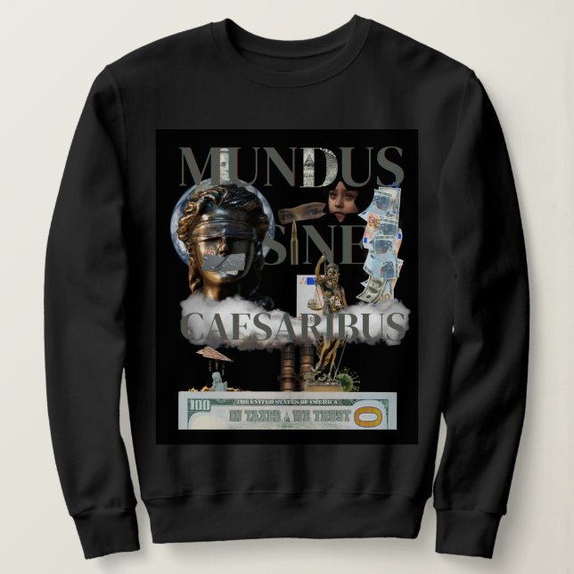 Moletom Camisola Mundus Sine Caesaribus Para Mulheres (Frente do Design)