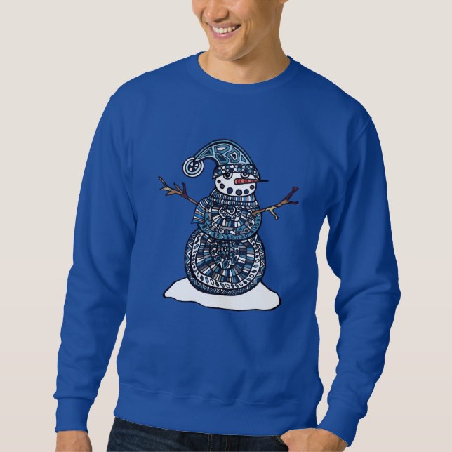 Moletom Camisola original do boneco de neve (Frente)