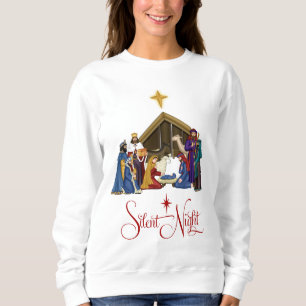 Moletom Camisola ou t-shirt do Natal da cena do comedoiro