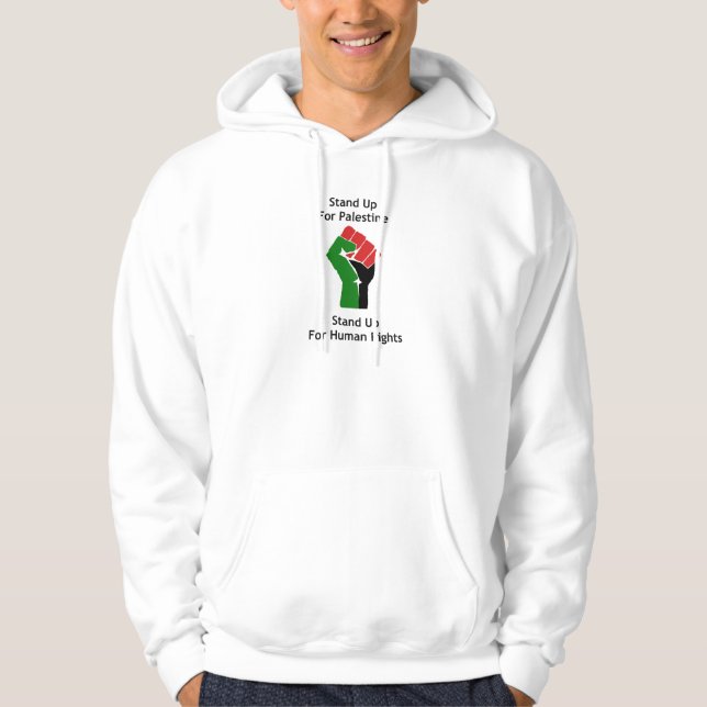 Moletom Camisola palestina dos direitos humanos (Frente)