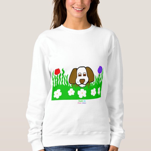 Moletom Camisola para mulheres Pup N Play (Frente)