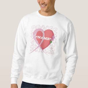 Moletom Camisola personalizada coração do cancro da mama