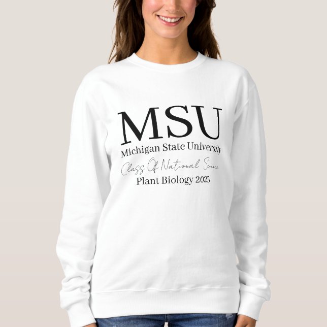 Moletom Camisola personalizada da faculdade, nome  Letra p (Frente)