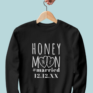 Moletom Camisola personalizada da lua de mel