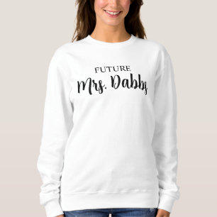 Moletom Camisola Personalizada Future Mrs, Presente de Noi