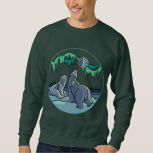 Moletom Camisola Polar Bear Sweatshirt Arte Unisex