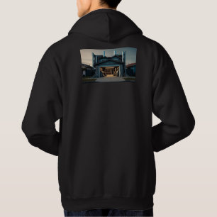 Moletom Camisola preta com capuz para homens Garage Tech U