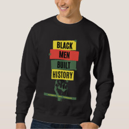 Moletom Camisola Preta de Herança História Construída por