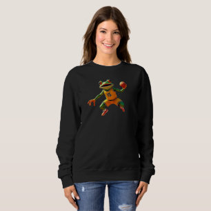 Moletom Camisola preta de mulher Basketball Frog