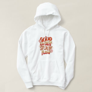 Moletom Camisola Retro Good Energy Steady Flow Branca