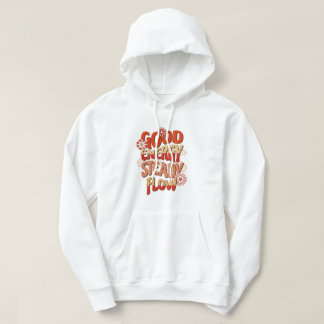 Moletom Camisola Retro Good Energy Steady Flow Branca