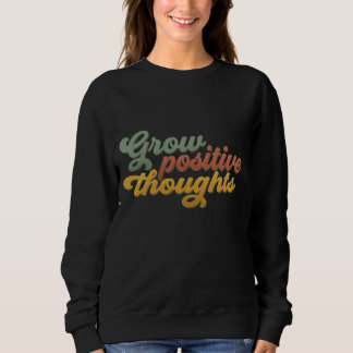 Moletom Camisola Retro Inspirational de Pensamentos Positi