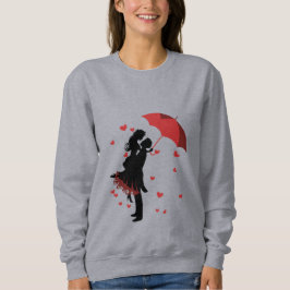 Moletom Camisola Romântica de Casal Feminina Guarda-Chuva