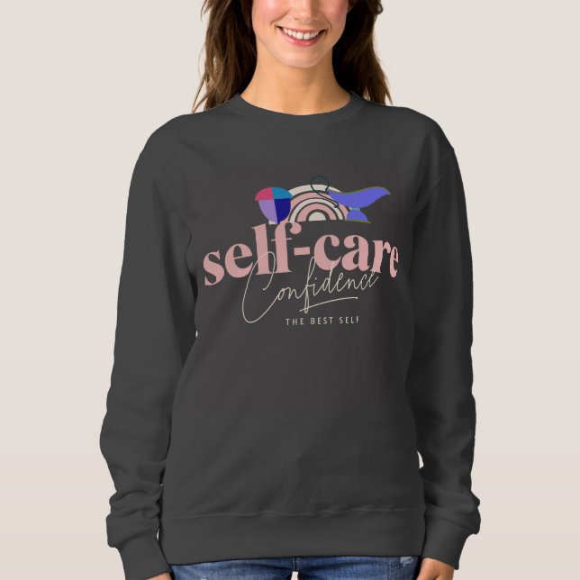 Moletom Camisola "Self-Care", (Frente)