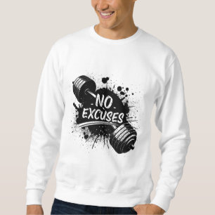 Moletom Camisola Sem Desculpas – Tipografia Motivacional N