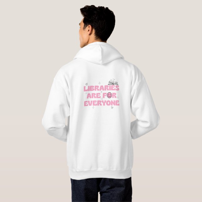 Moletom Camisola Simples da Biblioteca (Parte Traseira Completa)