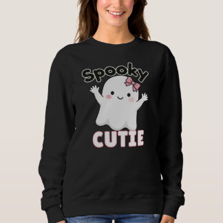 Moletom Camisola Spooky Cutie - Fantasma Fofo com Laço Ros