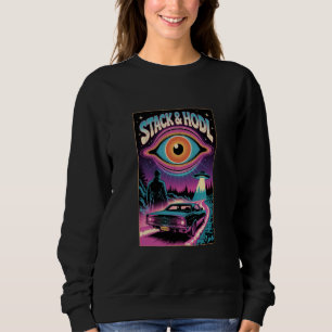 Moletom Camisola Stack And Hdol Bitcoin UFO Vintage